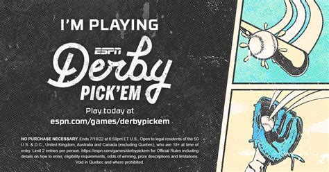 espn mlb picks|ESPN Derby Pick'em .